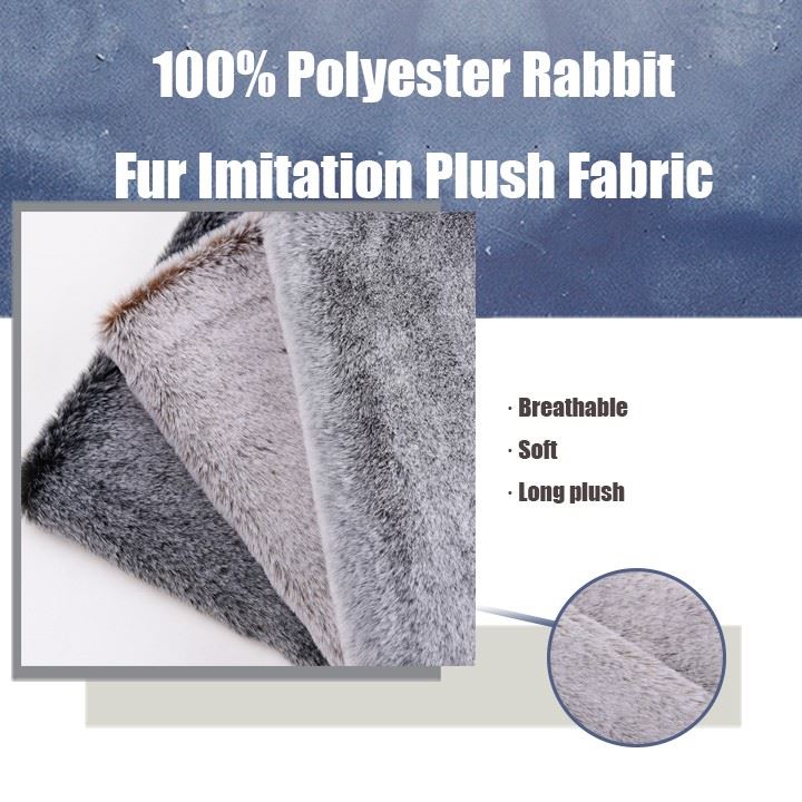 Polyester Imitation Rabbit Plush Fabric Polyester Imitation Rabbit Plush Fabric