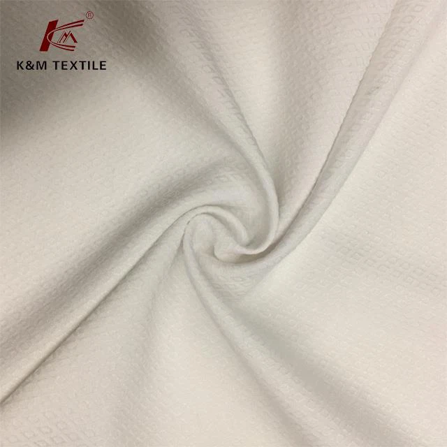 Jacquard-Stretchstoff mit Rautenmuster