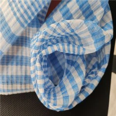 Seiden-Nylon-Baumwoll-Blasengitterstoff
