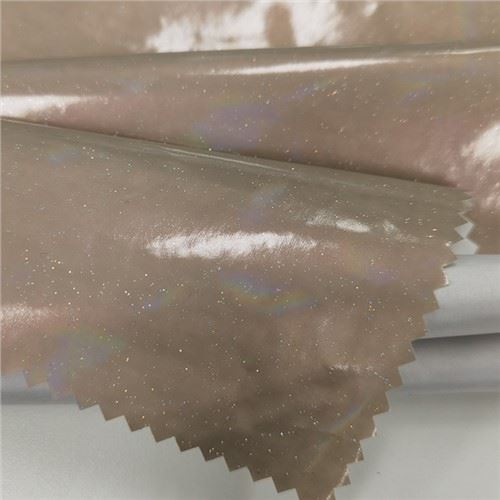Polyester-Pongee-Stoff mit Folie