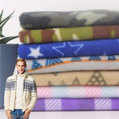 100 % Polyester-Polarfleece-Stoff