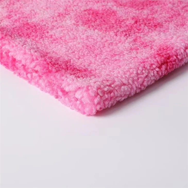 Tie Dyed Teddy Teddy Velvet Fabric